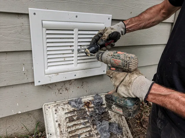 Dryer Vent Cover Replacement in Pickerington