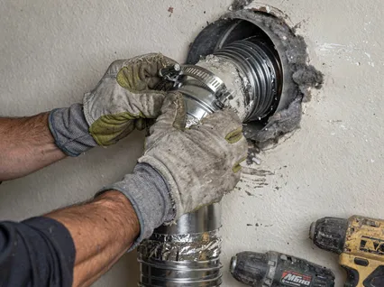Dryer Vent Hose Installation in Pickerington
