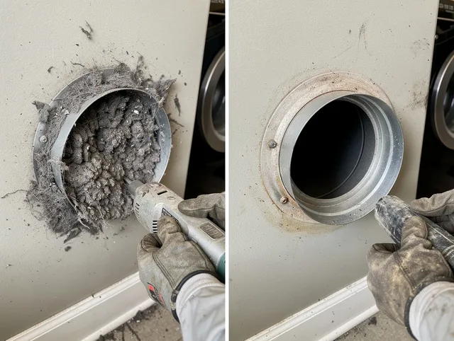 Professional clogged vent cleaning by Pickerington Dryer Vent Cleaning in Pickerington