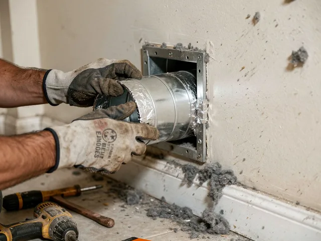Professional dryer vent repair and installation by Pickerington Dryer Vent Cleaning in Pickerington